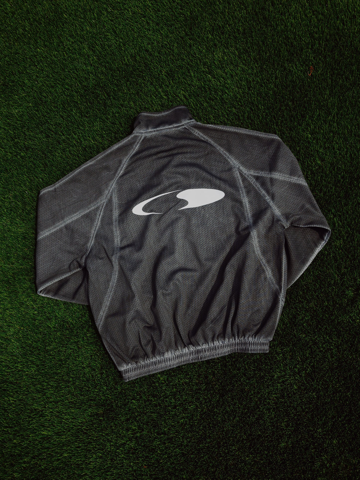 Crescent Vintage Wash Full Zip Mesh Jacket