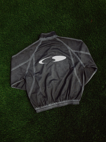 Crescent Vintage Wash Full Zip Mesh Jacket
