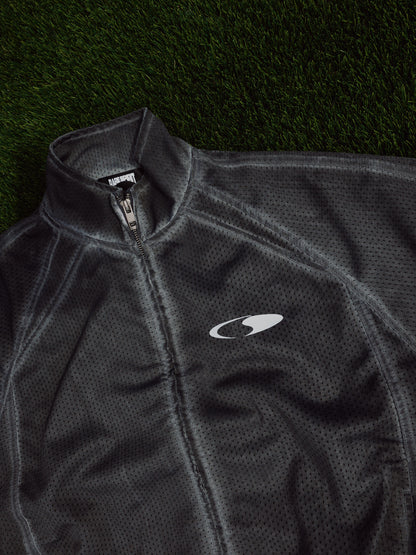 Crescent Vintage Wash Full Zip Mesh Jacket