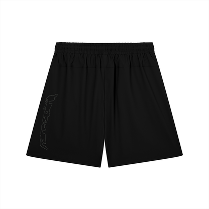 Crescent Logo Black Technical Shorts