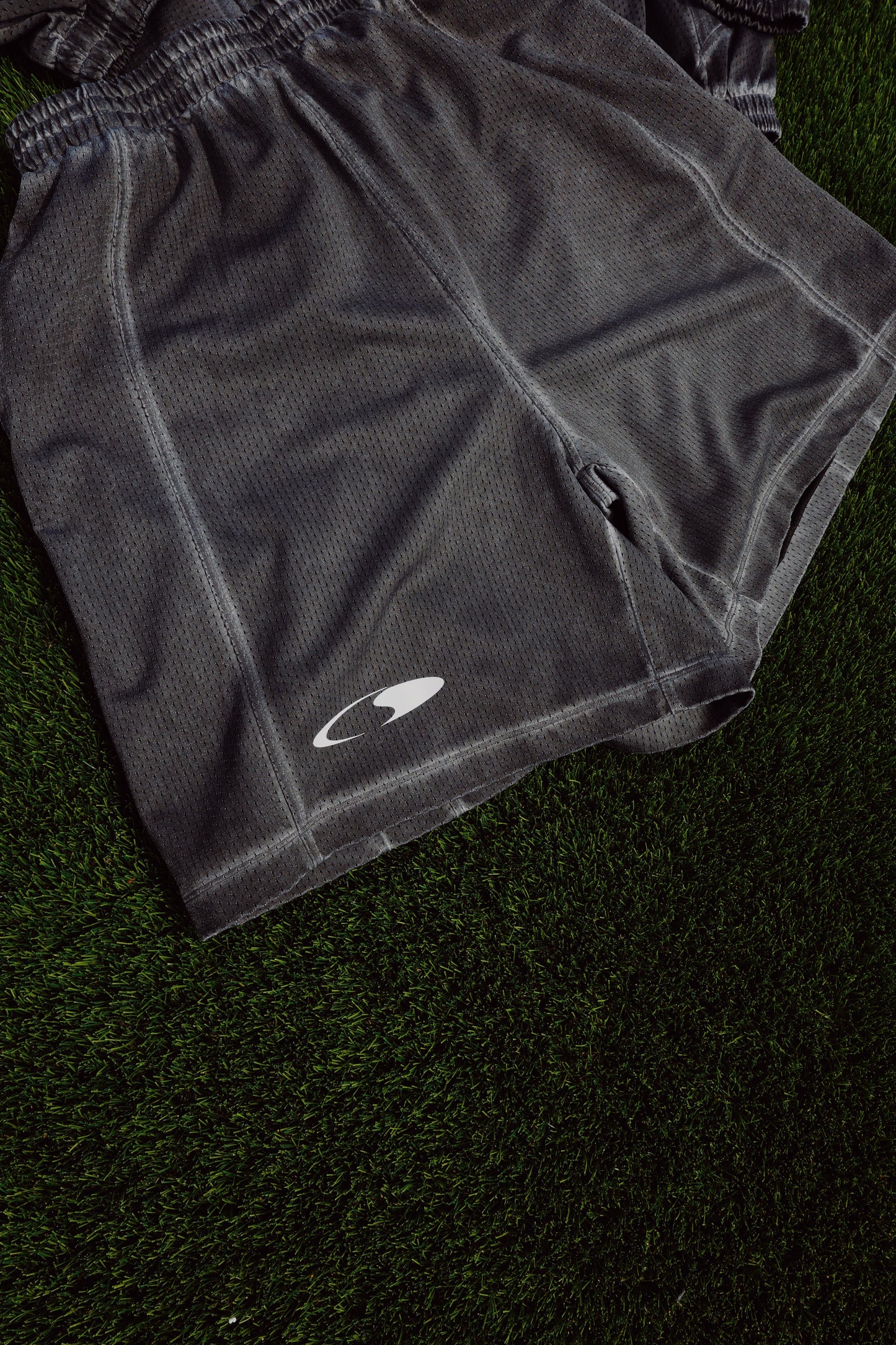 Crescent Vintage Wash Mesh Shorts