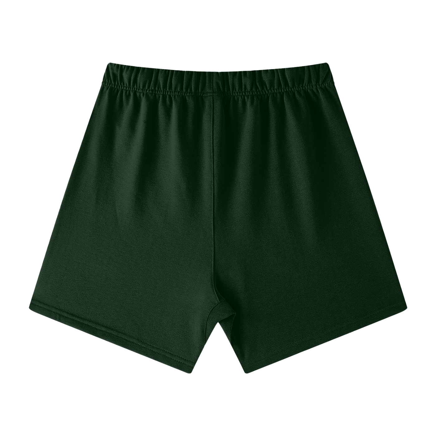 Flow State Deep Green Cotton Shorts