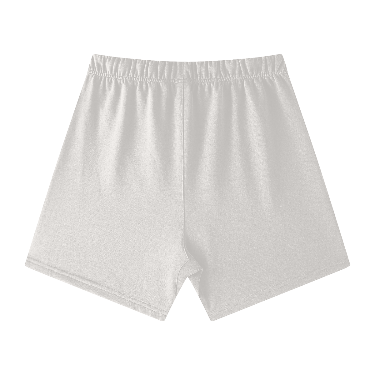 Flow State Oat Grey Cotton Shorts