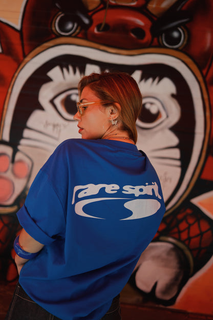 Crescent Logo Blue Heavyweight Tone T-Shirt