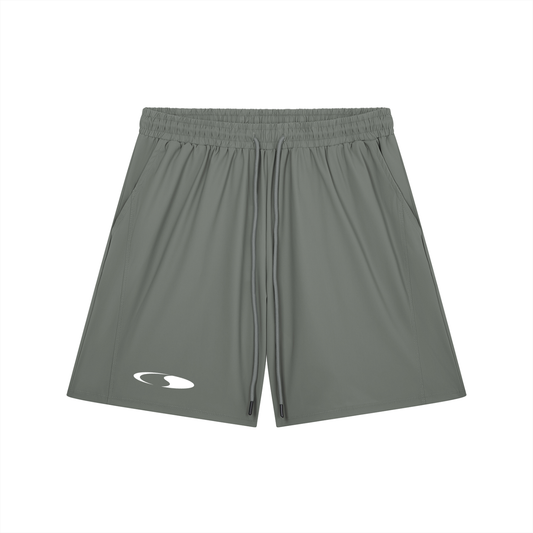 Crescent Logo Grey Technical Shorts