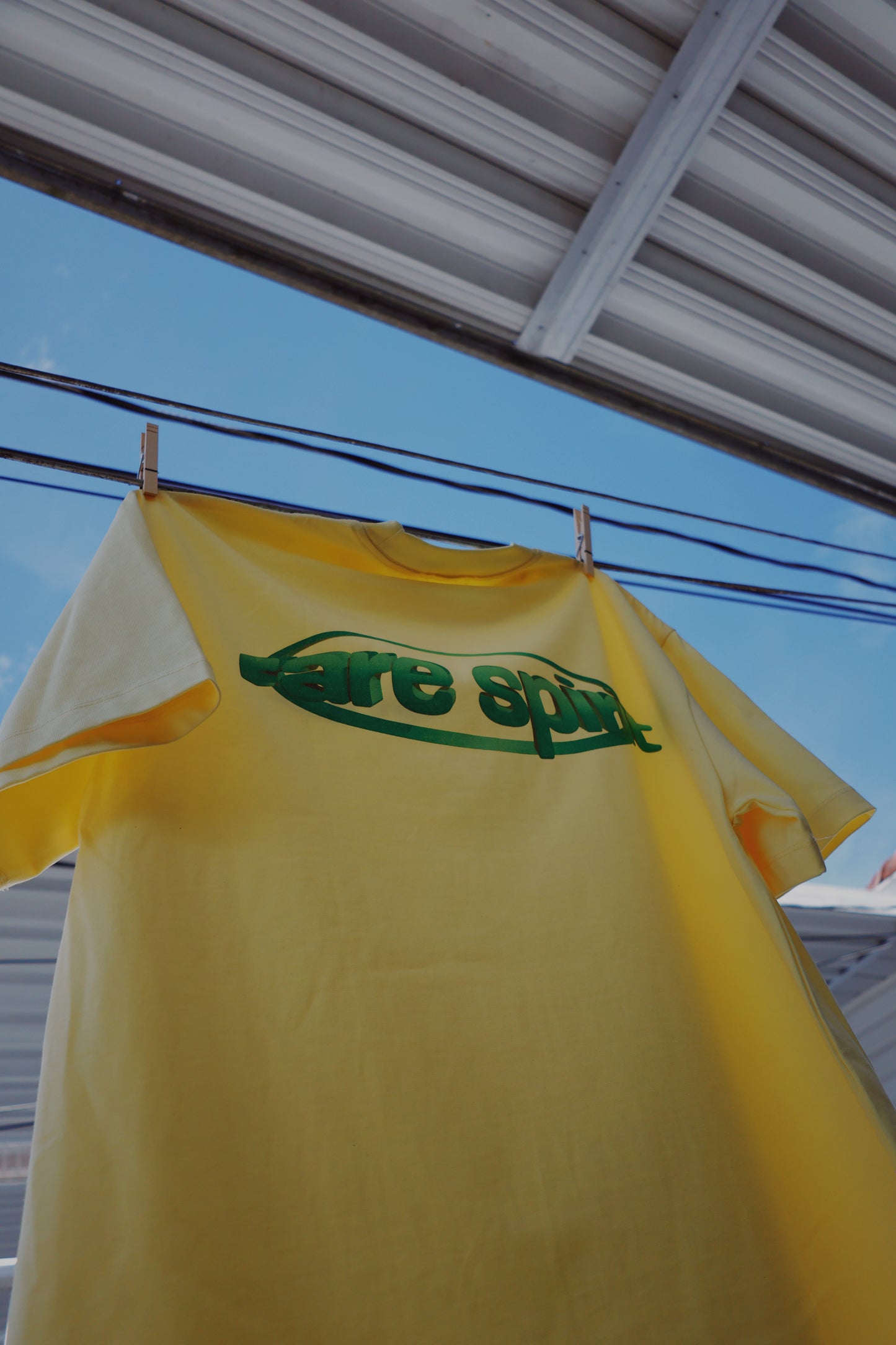 Gang Green Logo Canary Yellow T-Shirt