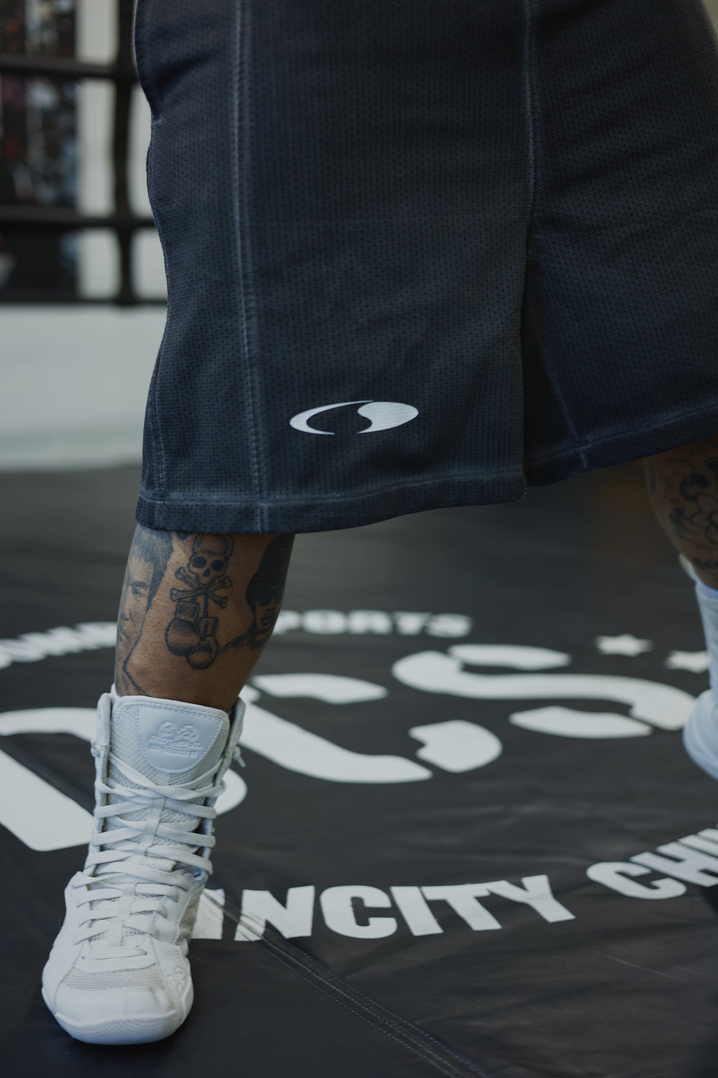 Crescent Vintage Wash Mesh Shorts