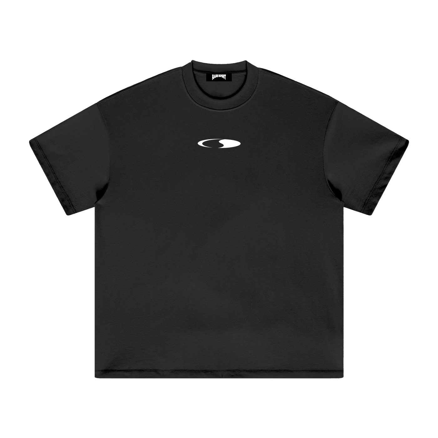 Crescent Logo Black Heavyweight T-Shirt