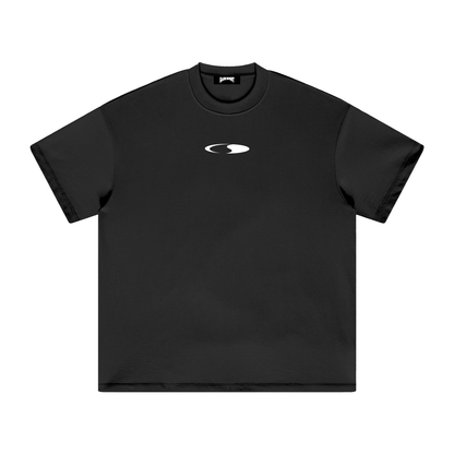 Crescent Logo Black Heavyweight T-Shirt