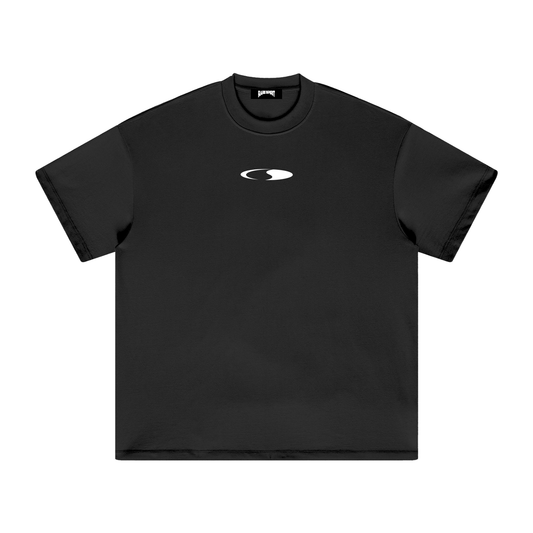 Crescent Logo Black Heavyweight T-Shirt