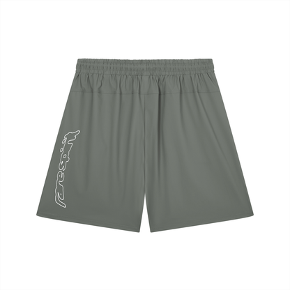 Crescent Logo Grey Technical Shorts