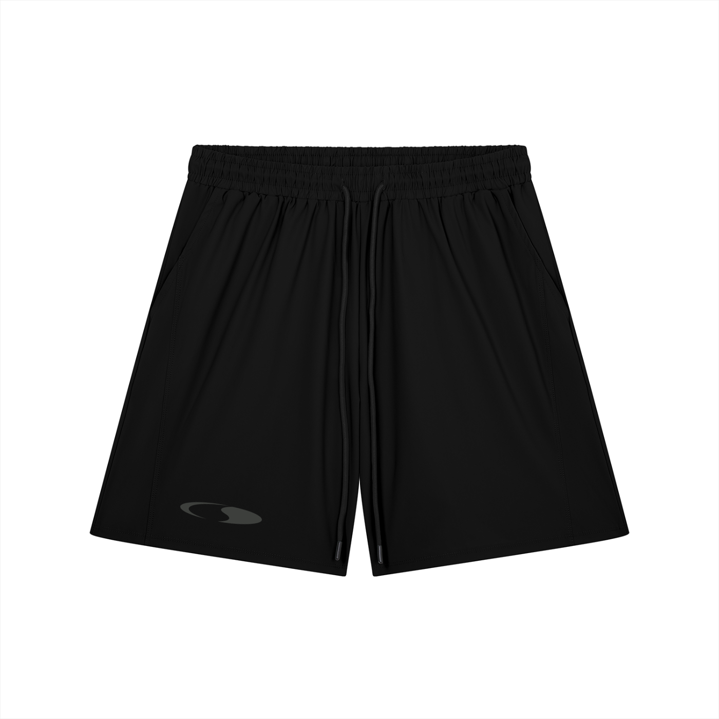 Crescent Logo Black Technical Shorts