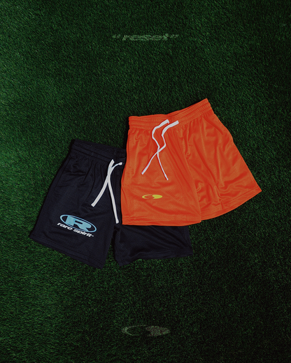 Big Circle Black Mesh Shorts