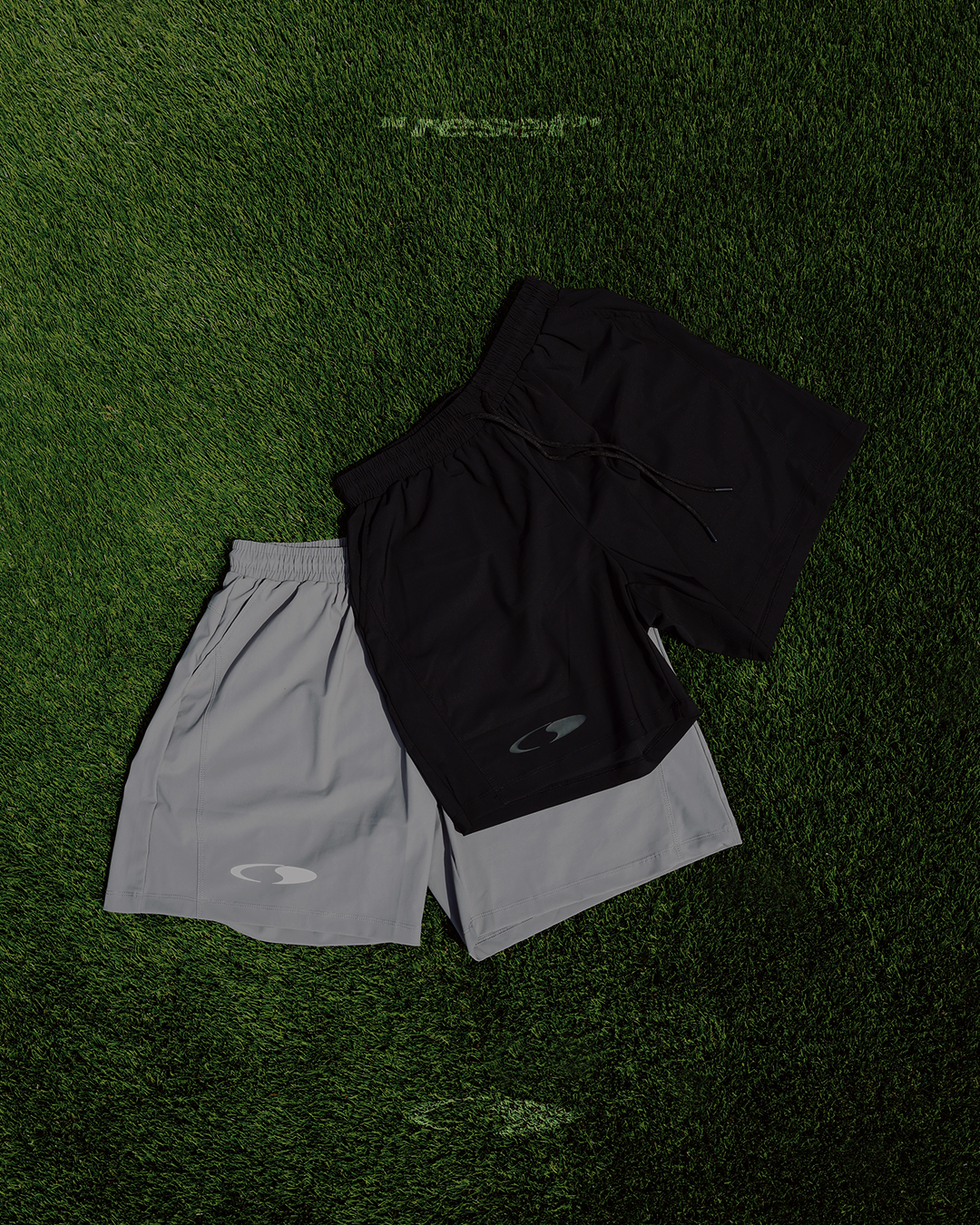 Crescent Logo Black Technical Shorts